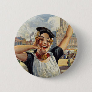 Badge Rond 5 Cm Hollande
