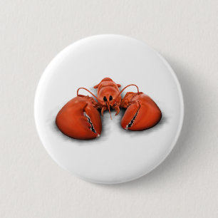 Badge Rond 5 Cm Homard