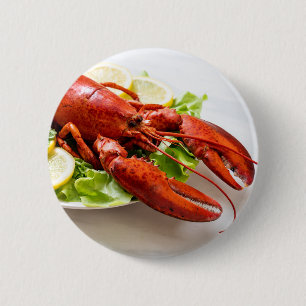Badge Rond 5 Cm Homard