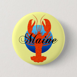Badge Rond 5 Cm Homard du Maine