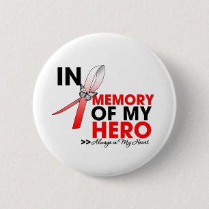 Badge Rond 5 Cm Hommage de DM dans la mémoire de mon héros