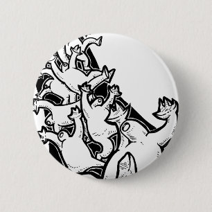 Badge Rond 5 Cm Homme-Chute
