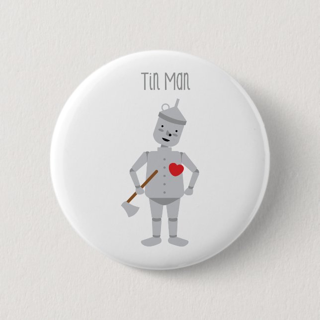 Badge Rond 5 Cm Homme de bidon (Devant)