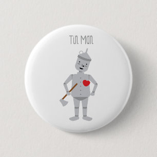 Badge Rond 5 Cm Homme de bidon