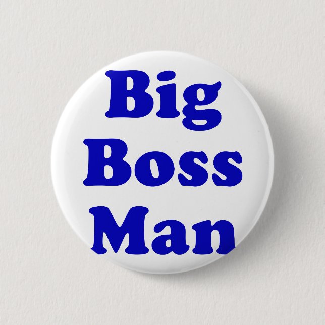 Badge Rond 5 Cm Homme de patron (Devant)