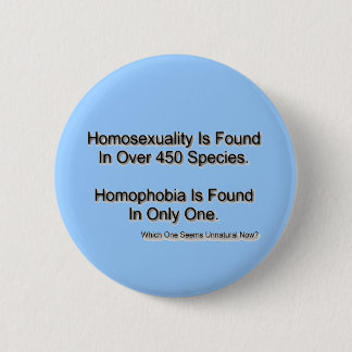 Badge Rond 5 Cm "Homophobie "
