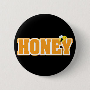 BADGE ROND 5 CM HONEY BEE