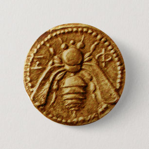 BADGE ROND 5 CM HONEY BEE