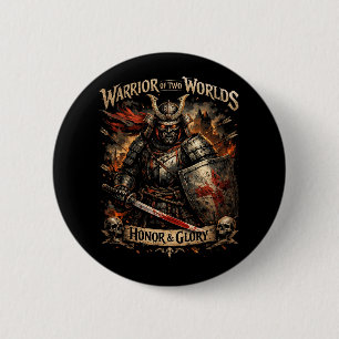 Badge Rond 5 Cm Honneur et Gloire