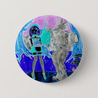 Badge Rond 5 Cm Hood Psychédélique