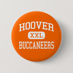 Badge Rond 5 Cm Hoover - Buccaneers - lycée - Hoover Alabama