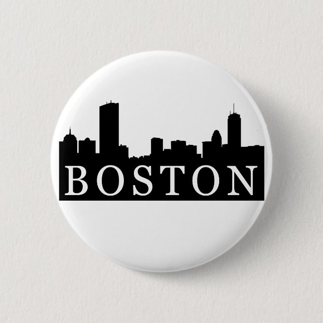 Badge Rond 5 Cm Horizon de Boston (Devant)