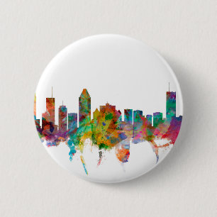 Badge Rond 5 Cm Horizon de Montréal Canada