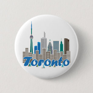 Badge Rond 5 Cm Horizon de Toronto