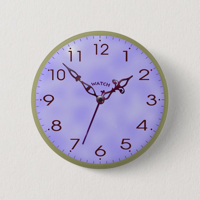 Badge Rond 5 Cm horloge face_03 (Devant)