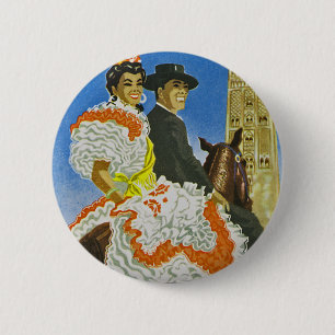 Badge Rond 5 Cm Hotel Madrid