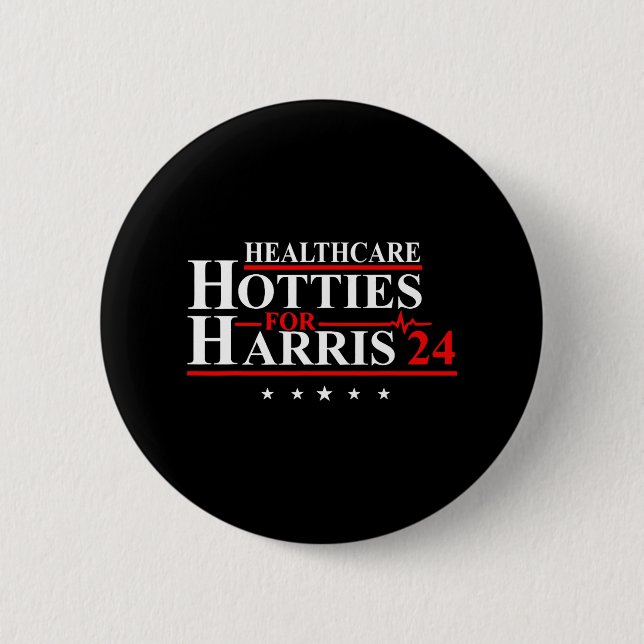 Badge Rond 5 Cm Hôtels De Santé Pour Harris 24 Design (Devant)
