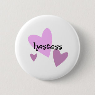 Badge Rond 5 Cm Hôtesse