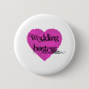 Badge Rond 5 Cm Hôtesse de mariage