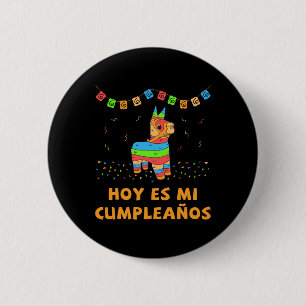 Badge Rond 5 Cm Hoy Es Mi Cumpleanos Pinata Anniversaire Cinco De 