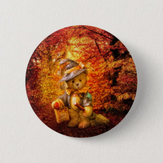 Badge Rond 5 Cm Huez l'ours