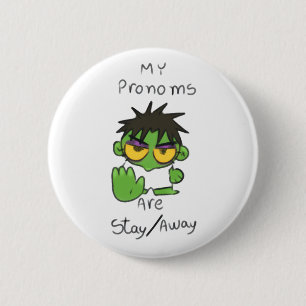 Badge Rond 5 Cm Humeur d'introverti cool