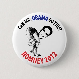Badge Rond 5 Cm Humour de Romney 2012
