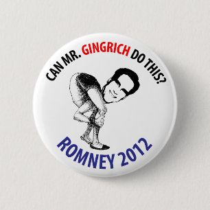 Badge Rond 5 Cm Humour de Romney 2012