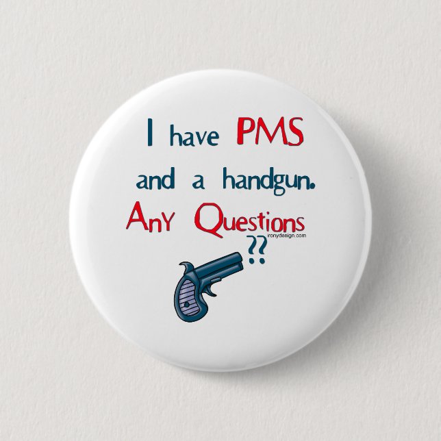 Badge Rond 5 Cm Humour PMS (Devant)