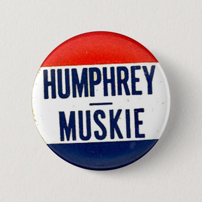 Badge Rond 5 Cm Humphrey pour le président - bouton (Devant)