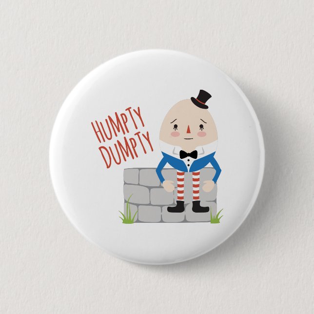 Badge Rond 5 Cm Humpty Dumpty (Devant)