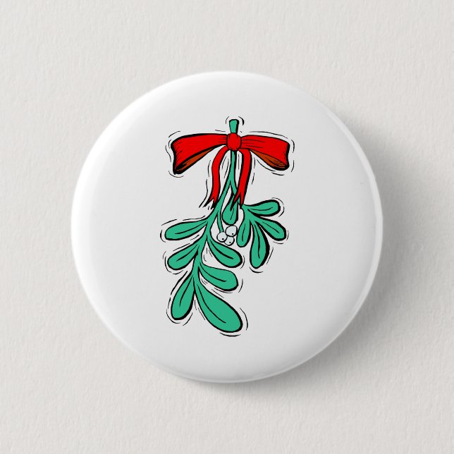 Badge Rond 5 Cm Hung Mistletoe (Devant)