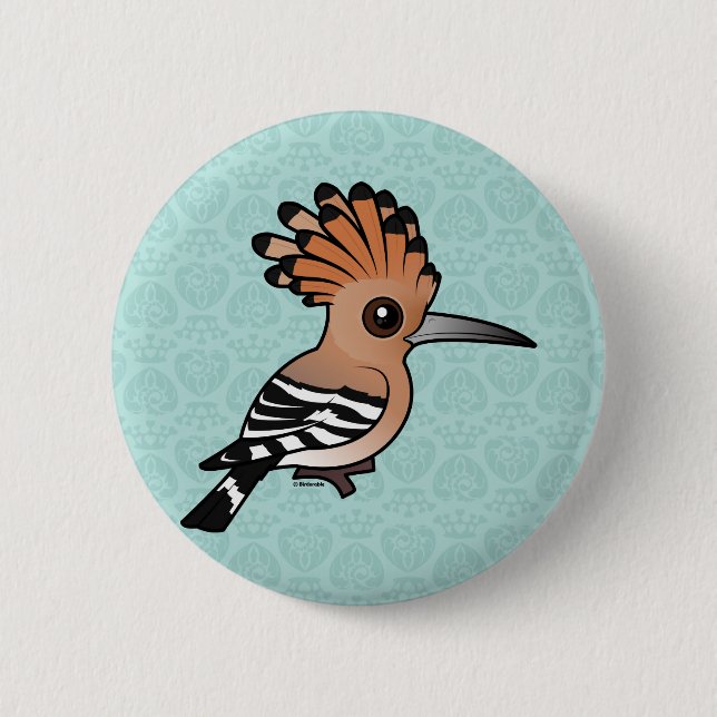Badge Rond 5 Cm Huppe de Birdorable (Devant)