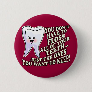 Badge Rond 5 Cm Hygiéniste dentaire de dentiste