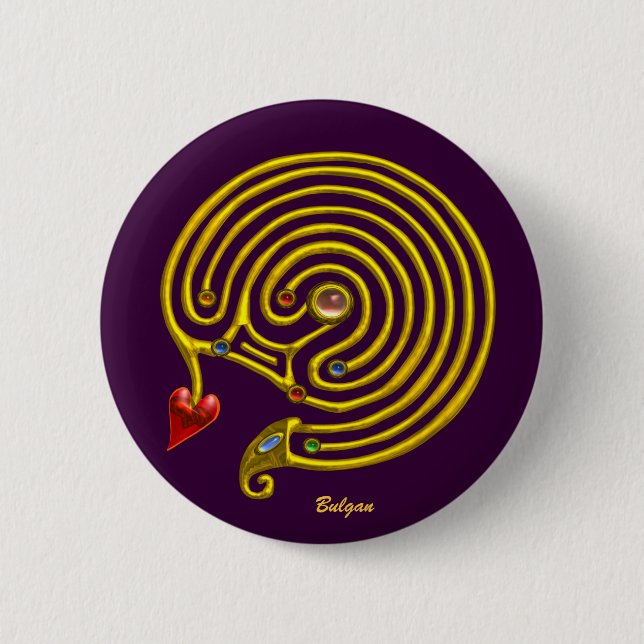 BADGE ROND 5 CM HYPER LABIRINTH (Devant)