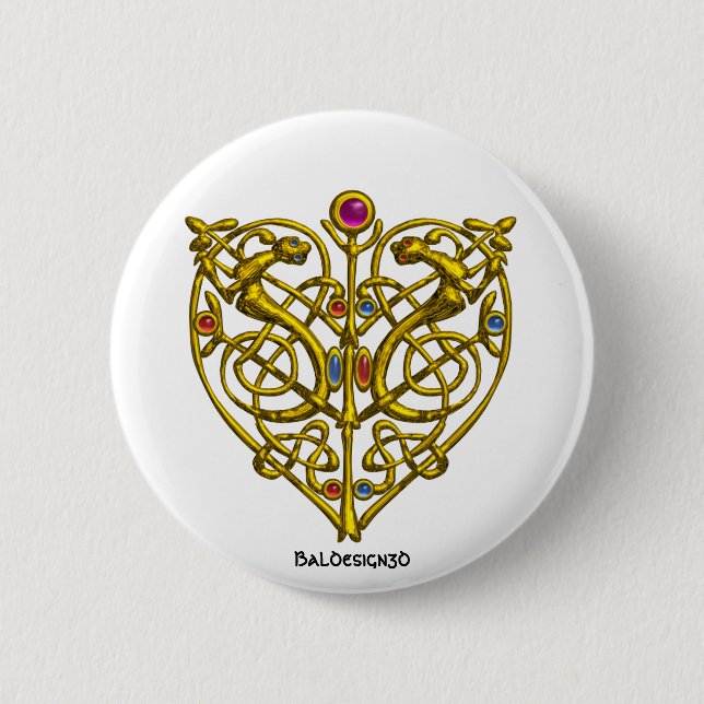 BADGE ROND 5 CM HYPER VALENTINE (Devant)