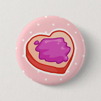 Badge Rond 5 Cm I <3 Toast