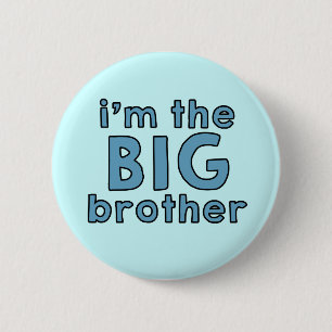 Badge Rond 5 Cm I am the BIG Brother