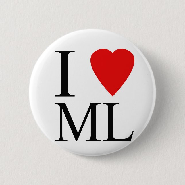 Badge Rond 5 Cm I bouton de clair de lune de Luv (Devant)