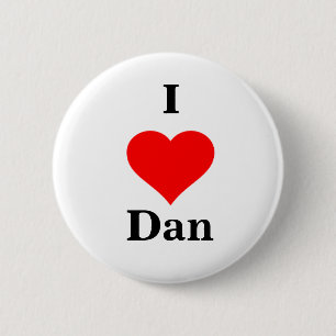 Badge Rond 5 Cm I bouton de Dan de coeur