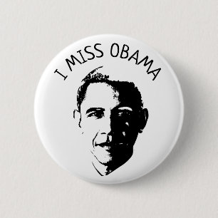 Badge Rond 5 Cm I bouton de Mlle Barack Obama
