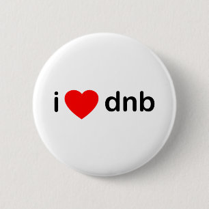 Badge Rond 5 Cm I coeur DNB