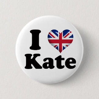 Badge Rond 5 Cm I coeur Kate