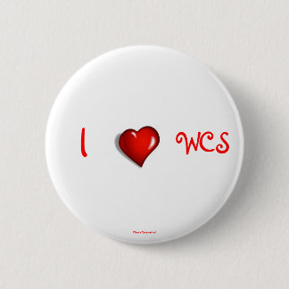Badge Rond 5 Cm I coeur WCS