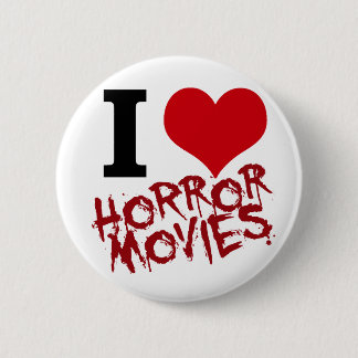 Badge Rond 5 Cm I films d'horreur de coeur
