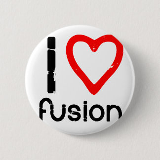 Badge Rond 5 Cm I fusion de coeur