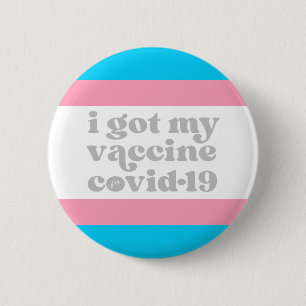Badge Rond 5 Cm I got my vaccine for covid-19 Custom