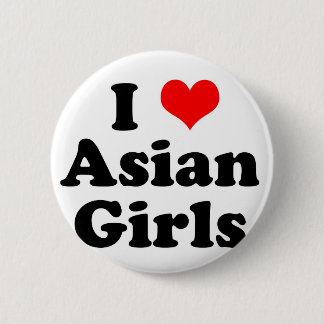 Badge Rond 5 Cm I Heart Asian Girls
