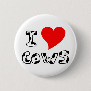 Badge Rond 5 Cm I le coeur effraye le bouton