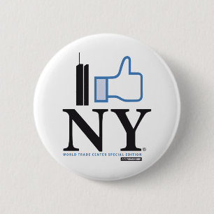 BADGE ROND 5 CM I LIKE NY